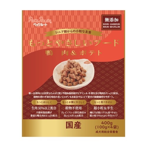 もっとやさしいフード鴨肉&ポテト400g