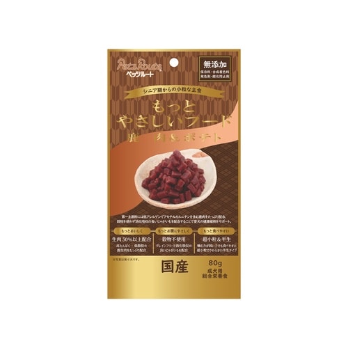 もっとやさしいフード鹿肉&ポテト80g