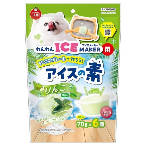 わんわんアイスの素りんご風味70g×6個