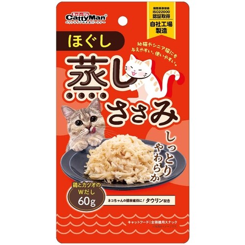ほぐし蒸しささみ鶏カツオWだし60g