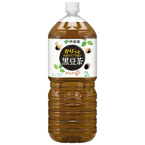 かりっと大豆イソフラボン 黒豆茶 2L 6本