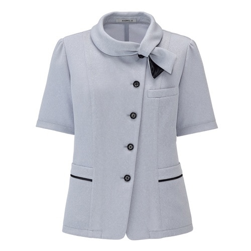 オーバーブラウスAJ0865ブルー21G