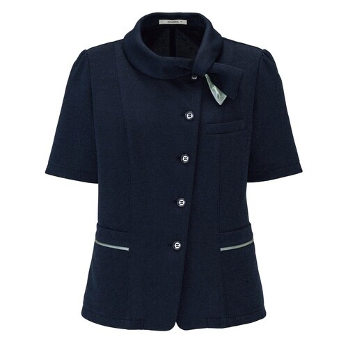 オーバーブラウスAJ0865ネイビー11G