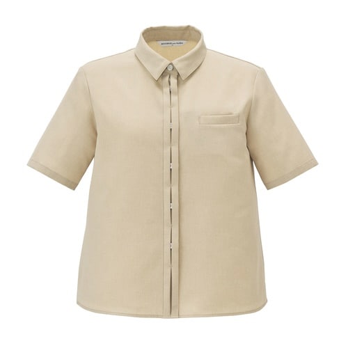 半袖ブラウスAUB4301ベージュ13G