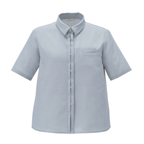 半袖ブラウスAUB4301ブルー13G