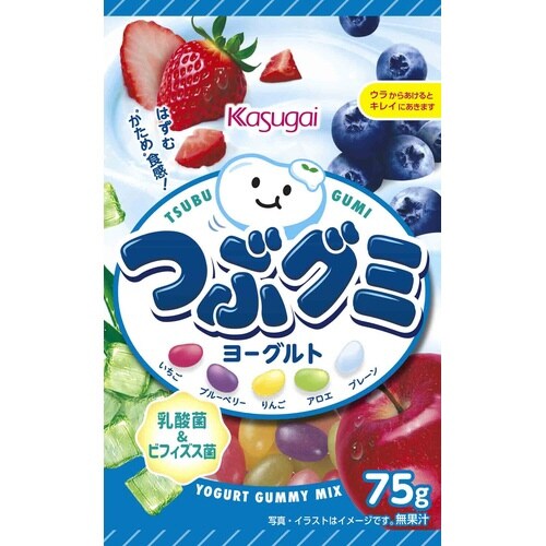 【冷蔵】Jつぶグミ ヨーグルト75g×6