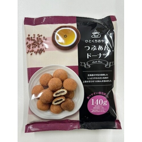 ひとくちおやつ つぶあんドーナツ140g×10