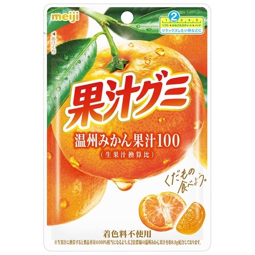【冷蔵】果汁グミ 温州みかん54g×10