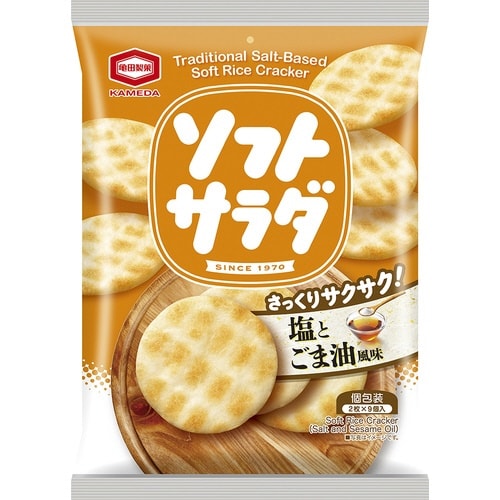 ソフトサラダ 塩とごま油風味18枚×12