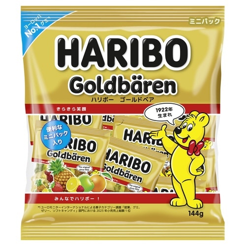 ハリボーミニゴールドベア 144g×20