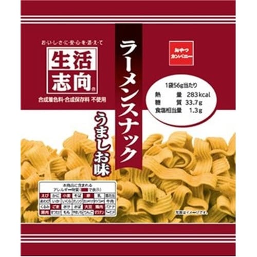 生活志向ラーメンスナックうましお味 56g×12