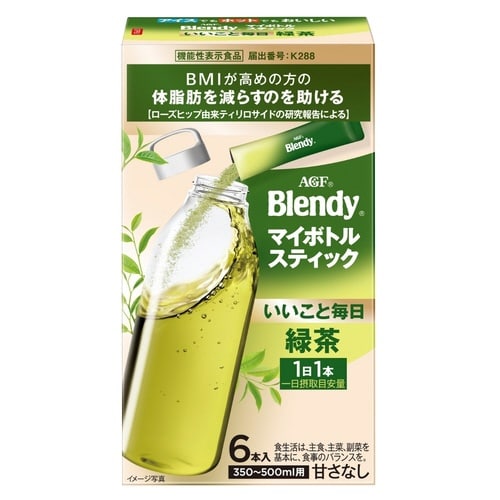 ブレンディマイボトルスティックいいこと緑茶6本×3