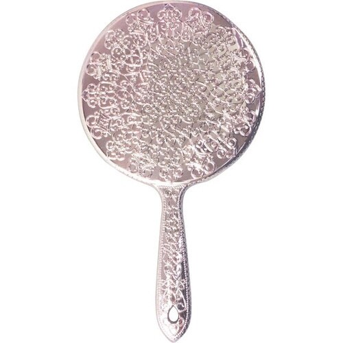 ヤマムラ メッキハンドミラー ピンク