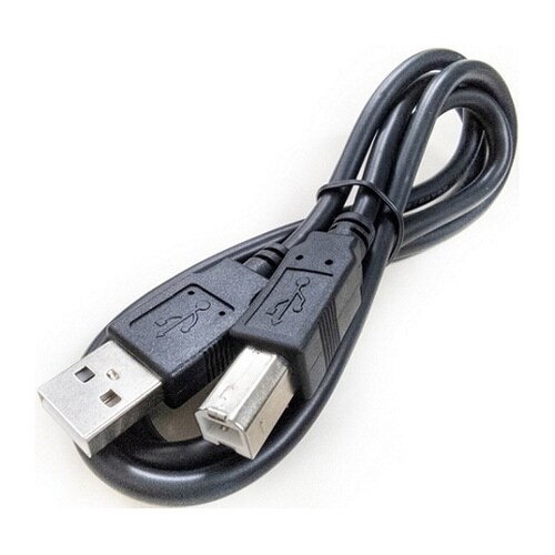 USB2.0ケーブル A−B 1m 黒