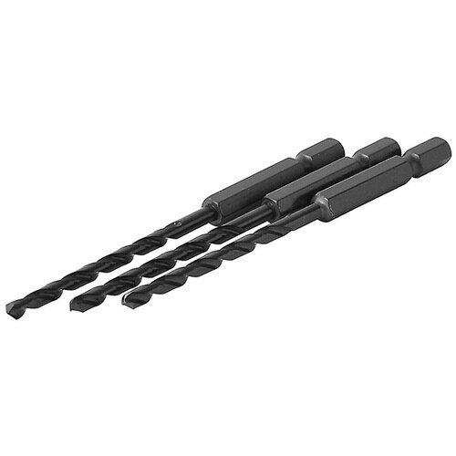 309448 鉄工用六角軸ドリル 三本入
