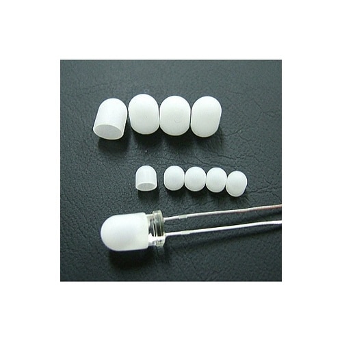 5MM*1 LED拡散キャップ(乳白色)