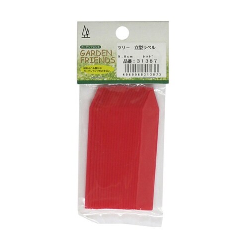 立型ラベル レッド 1セット(20枚入)