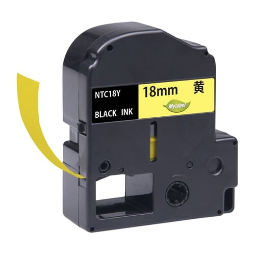 NTC18Y(x1) 黄地ラベル18mm