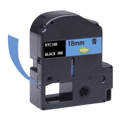 NTC18B(x1) 青地ラベル18mm
