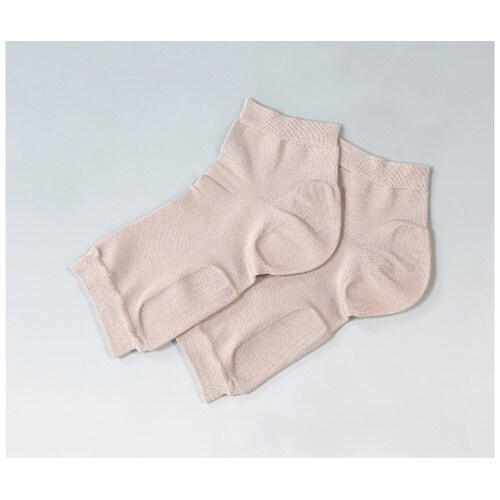 かかと・ツルツル シルクサポーター 保湿