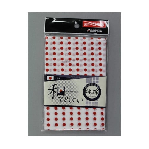 和手ぬぐい 豆絞り 赤 90cm #19