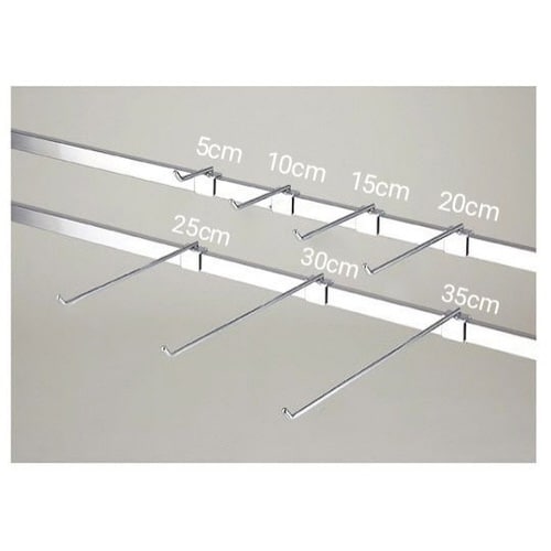 【10本】角バー用 フックハンガー L