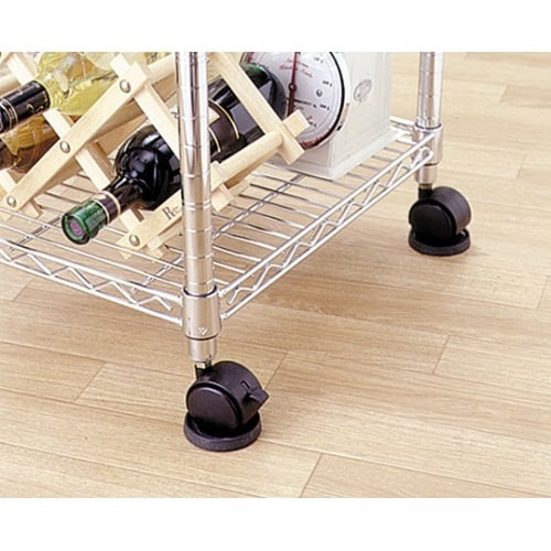 メタルラックキャスター受け ポール直径2