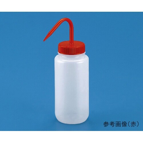 560091−W 広口洗浄瓶 白