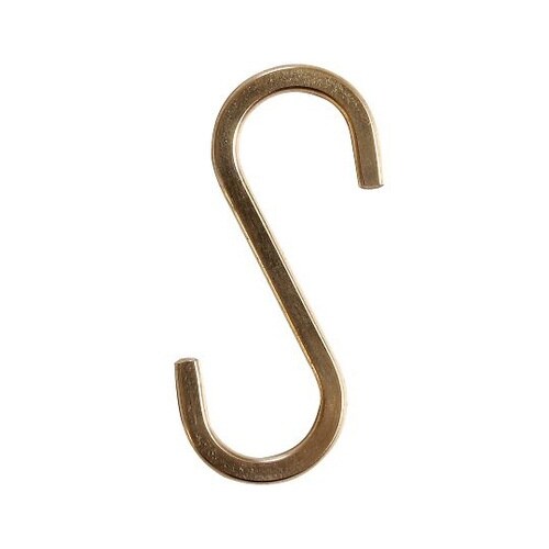 LAC−021 S字フック 小 真鍮