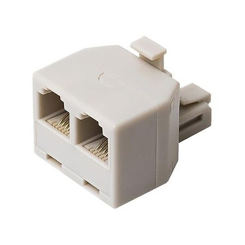 モジュラージャック分配アダプター(6極4