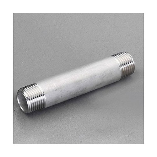 R 1/4”x100mm 両ねじニップル