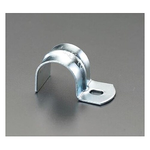 25A 片サドル(リブ付/スチール製/1