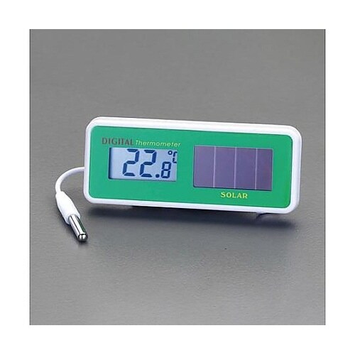 デジタル温度計(ソーラーバッテリー) E