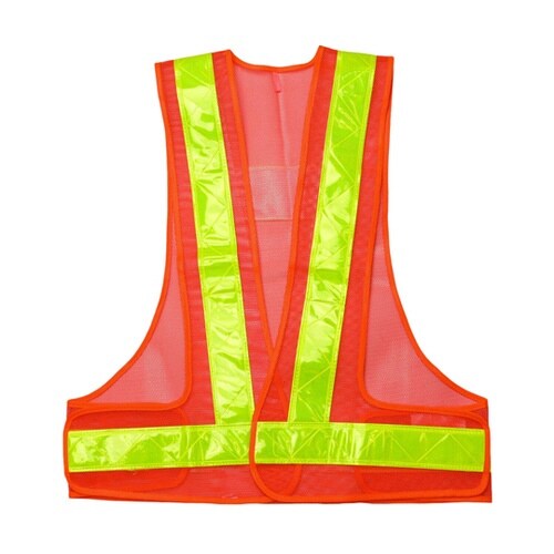 NO.703 安全ベスト 5cm 橙×黄