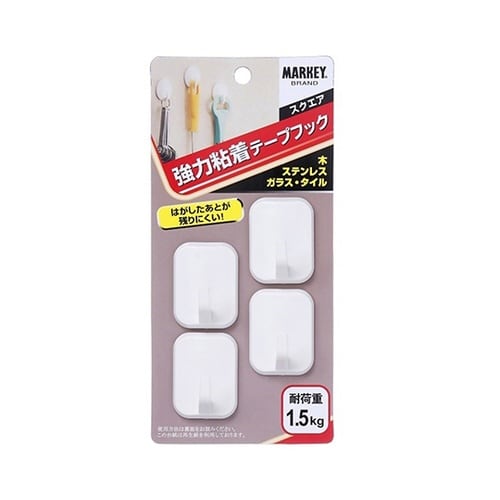 ST−2強力粘着テープフックスクエア4個