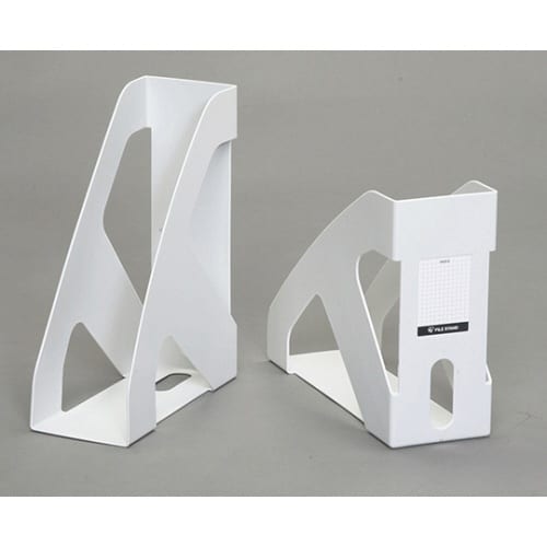 FS−25EW×2ファイルスタンド2個白