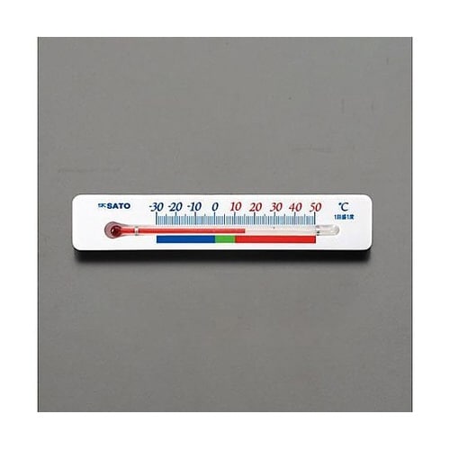 140x8x26mm 冷蔵庫用温度計(マ