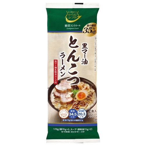 糖質コントロール とんこつラーメン170g 20個