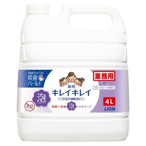 キレイキレイ薬用泡ハンドS フローラルS 詰替4L