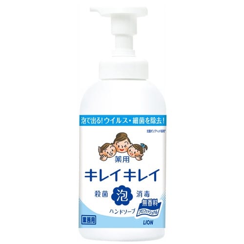 キレイキレイ薬用泡ハンド無香料本体550ml×6
