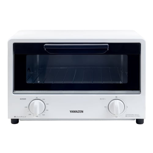 オーブントースター1000W 温調2枚焼きホワイト