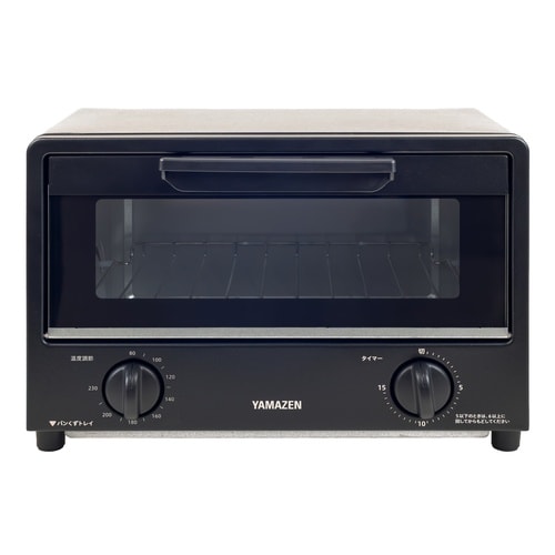 オーブントースター1000W 温調2枚焼きブラック