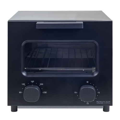 キューブ型トースター1200W温調2枚焼きブラック