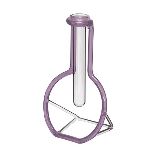 ガラスベースフレーム まる ラベンダー