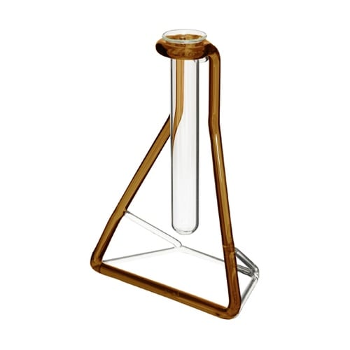 ガラスベースフレーム さんかく アンバー