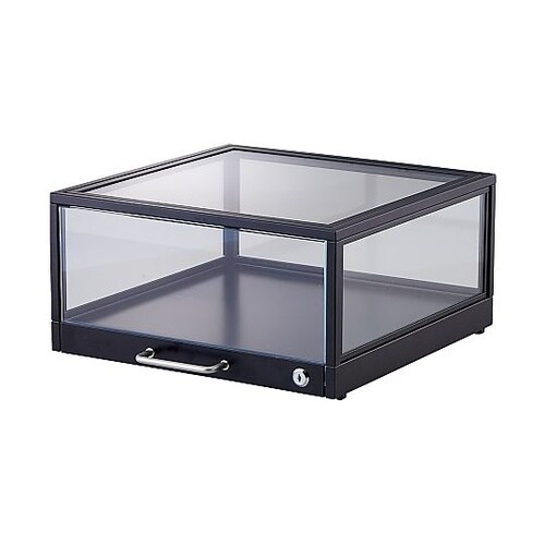 卓上ショーケース 黒艶消し 幅40cm