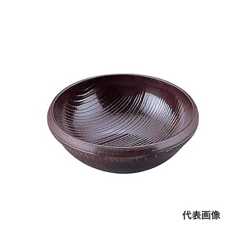 木目サラダボール 小 コゲ茶 001−7