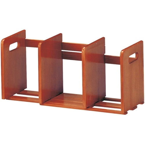 本立て スライド ブックスタンド 木製