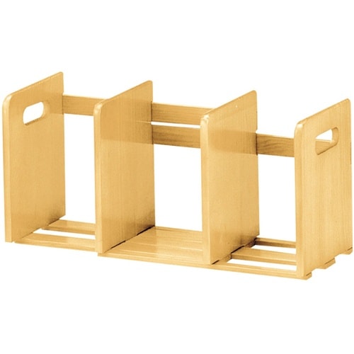 本立て スライド ブックスタンド 木製