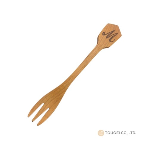 フォーク 14cm アルファベットフォー